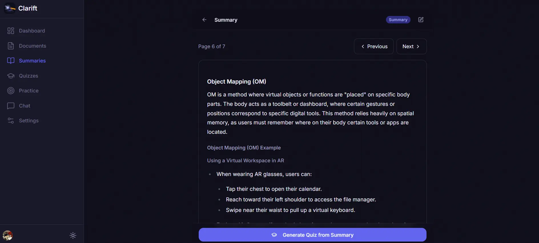 Clarift — screenshot 2