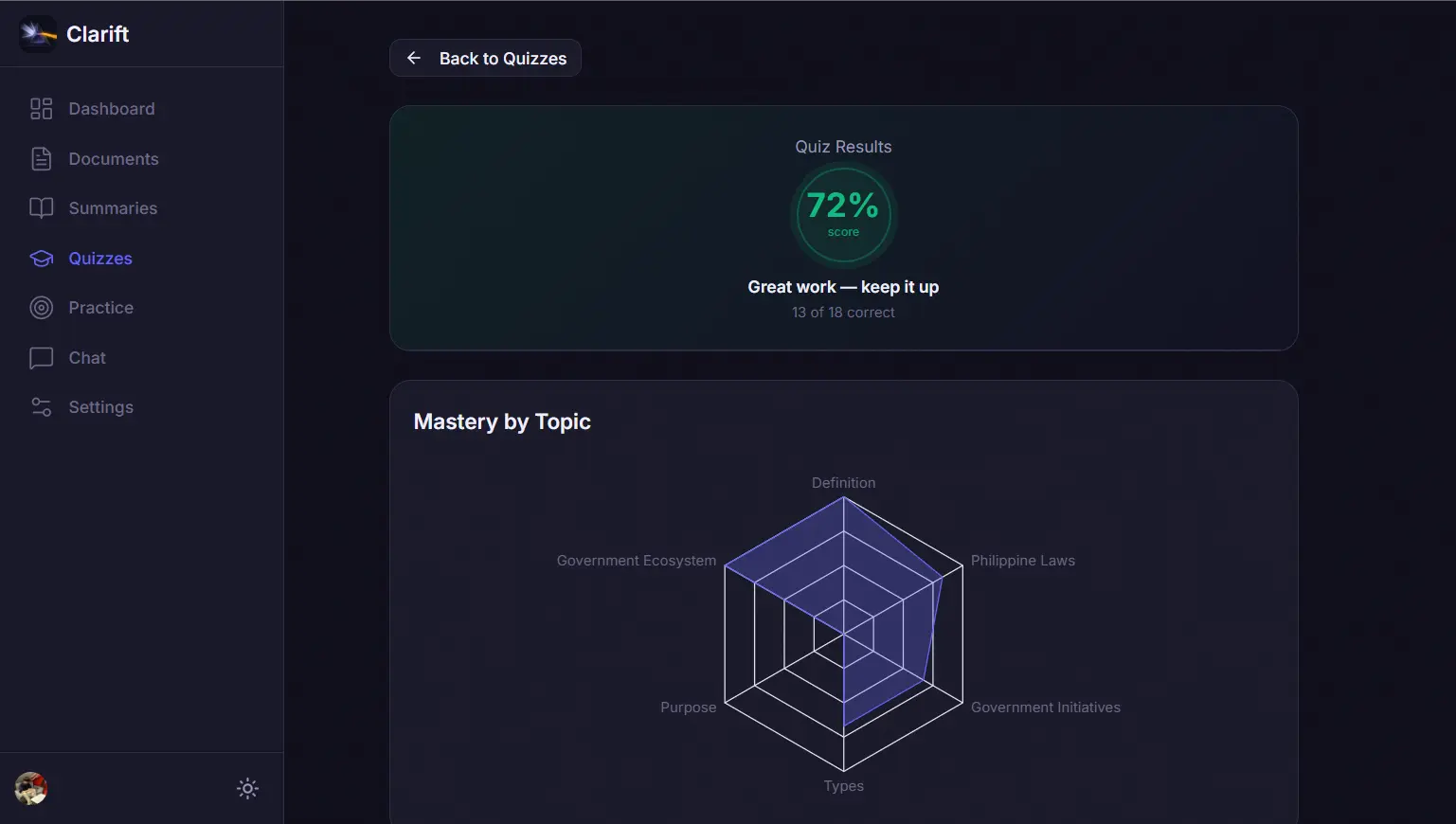 Clarift — screenshot 3
