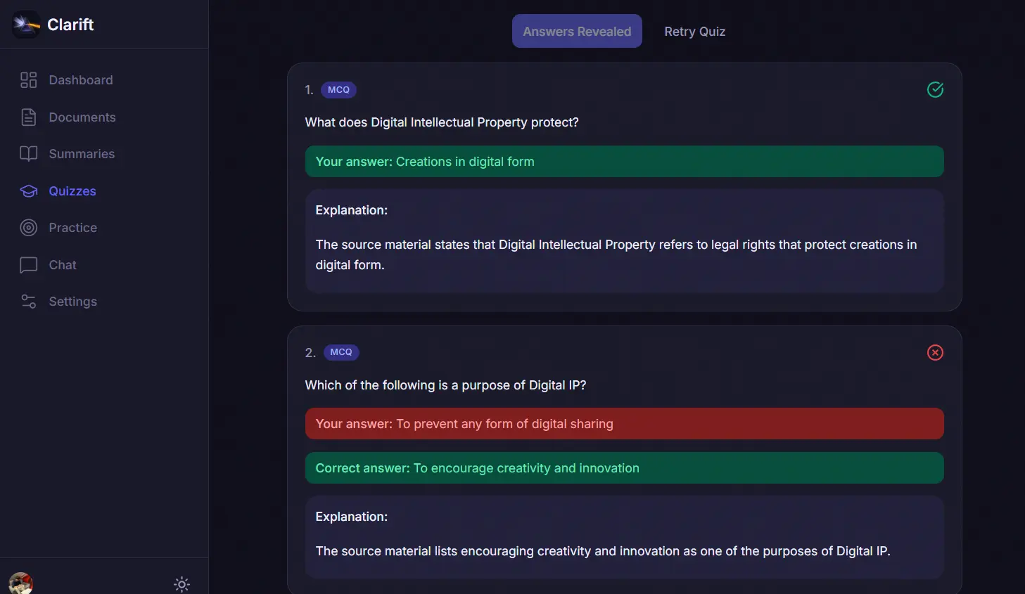Clarift — screenshot 4
